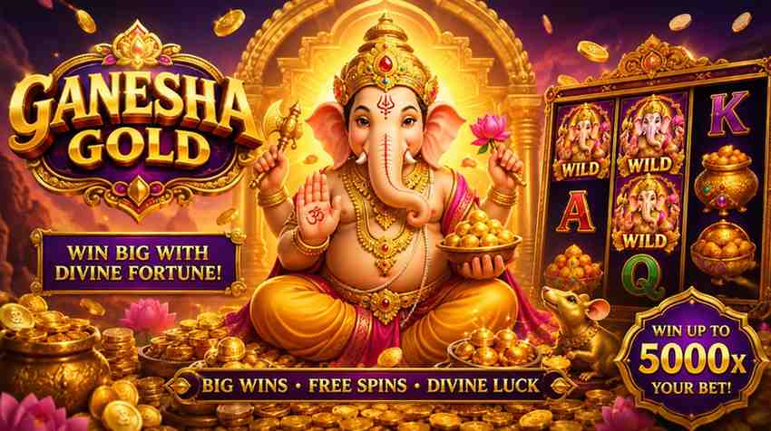 Ganesha Gold online slot game on TK66 casino platform