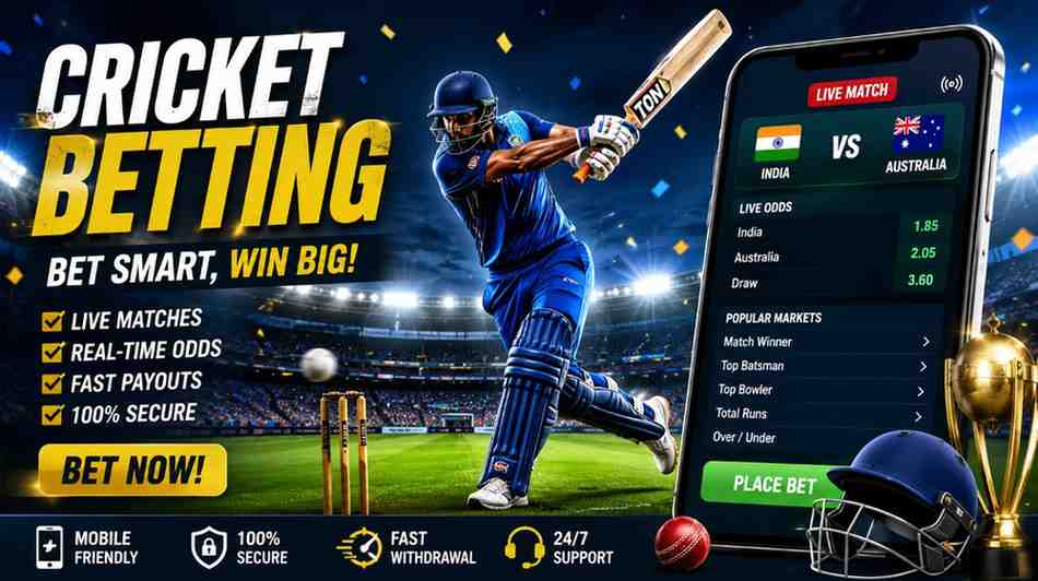 Cricket betting online match odds on TK66 casino sports platform